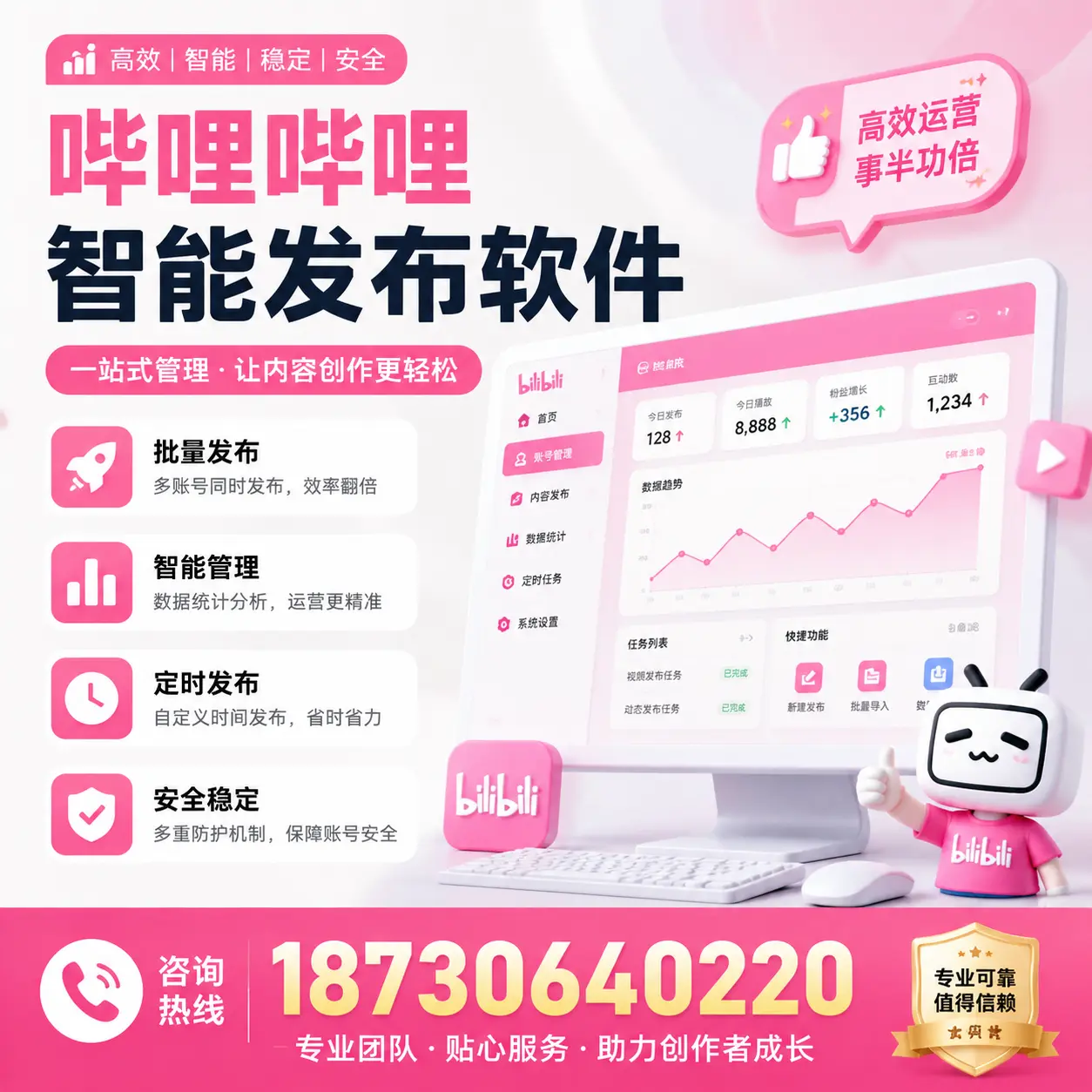 如何评估哔哩哔哩智能发布软件的ROI?扬州 企业必读